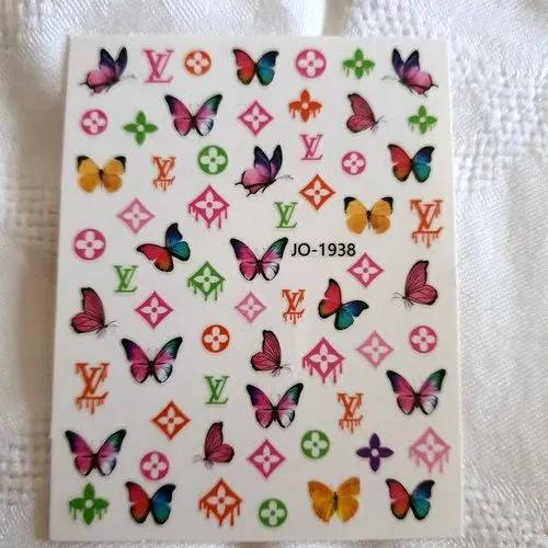 1 carte stickers logos marque de luxe (478.6362)