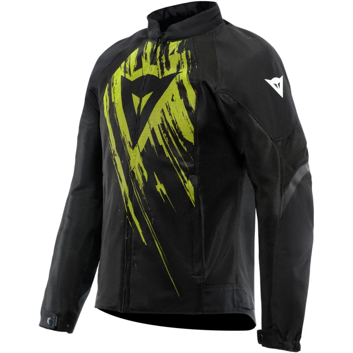 Blouson Dainese Herosphere Air Tex Noir Blanc Jaune Fluo - Blouson Moto Textile