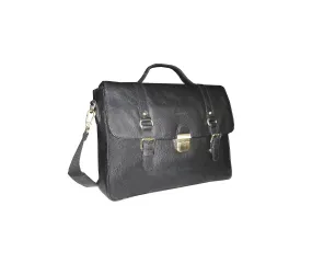 Cartable en cuir 2 compartiments