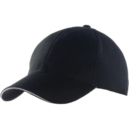 Casquette sport polyester piqué