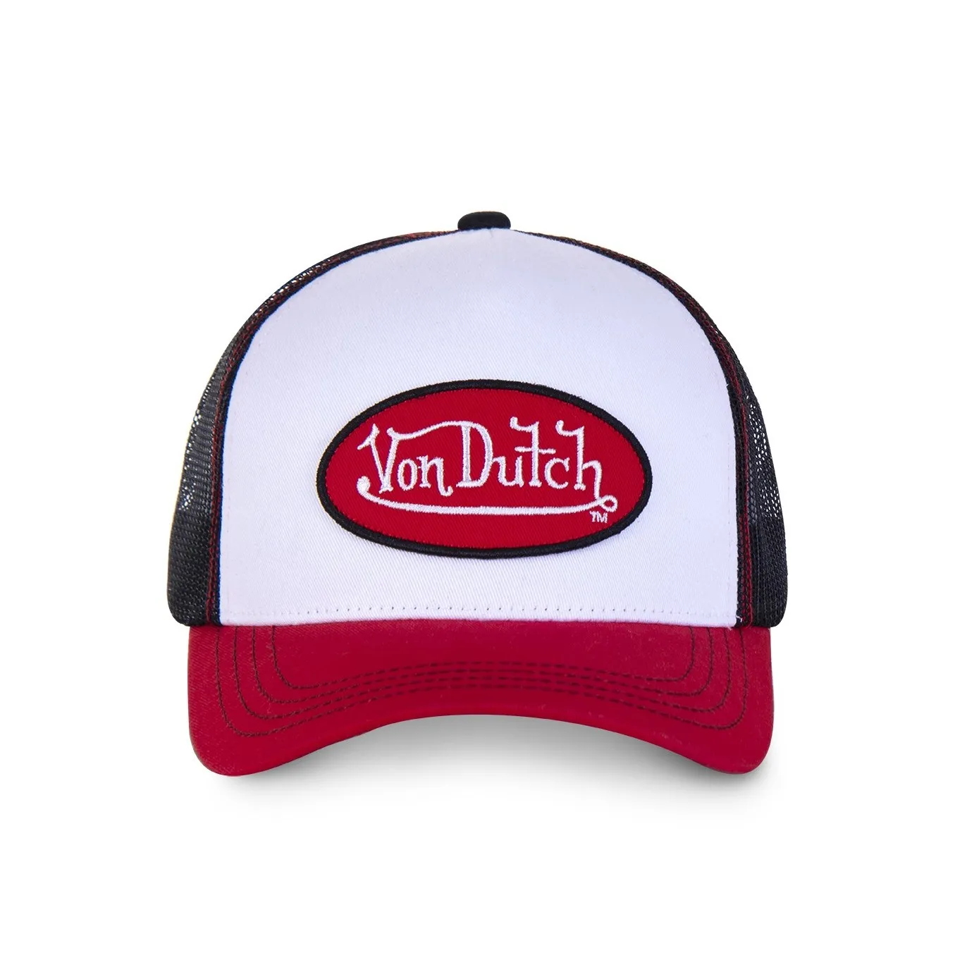 Casquette Vondutch Blanche Trucker Snapback COLORS