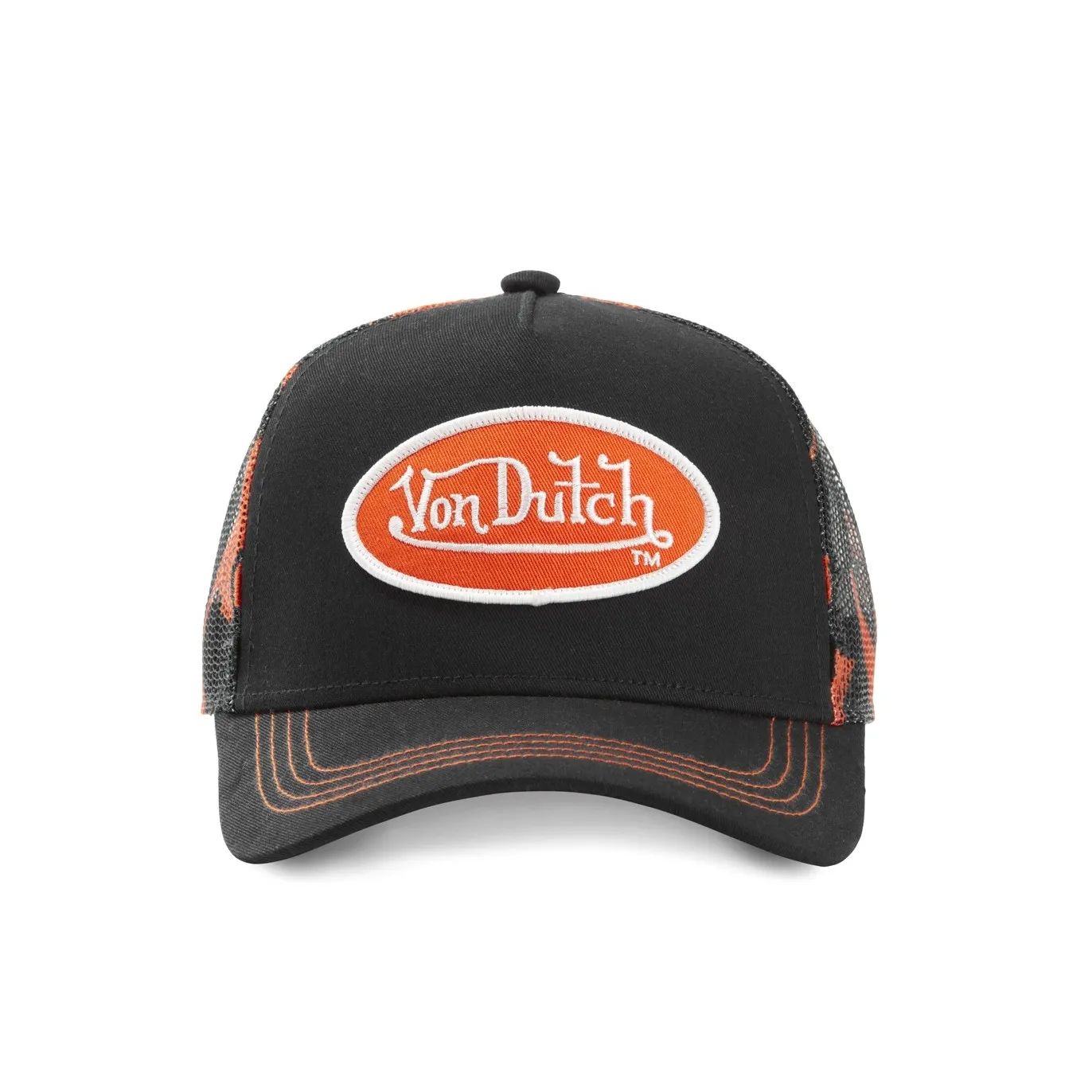 Casquette Vondutch Noire Trucker Snapback ABOB