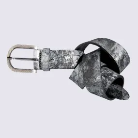 Ceinture Bernd Götz, ceinture tendance femme en cuir noir I Igert Chausseur & Maroquinier Dannemarie