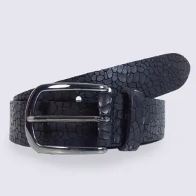 Ceinture femme Bernd Götz en cuir aspect écailles I Igert Chausseur & Maroquinier Dannemarie