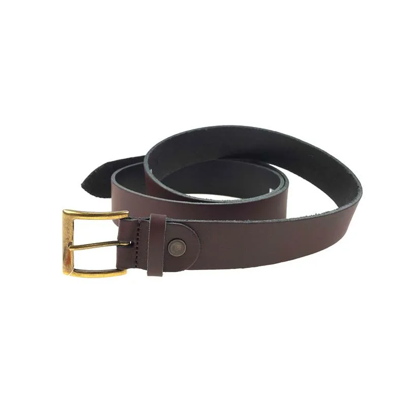 CEINTURE JANUEL CUIR - MARRON