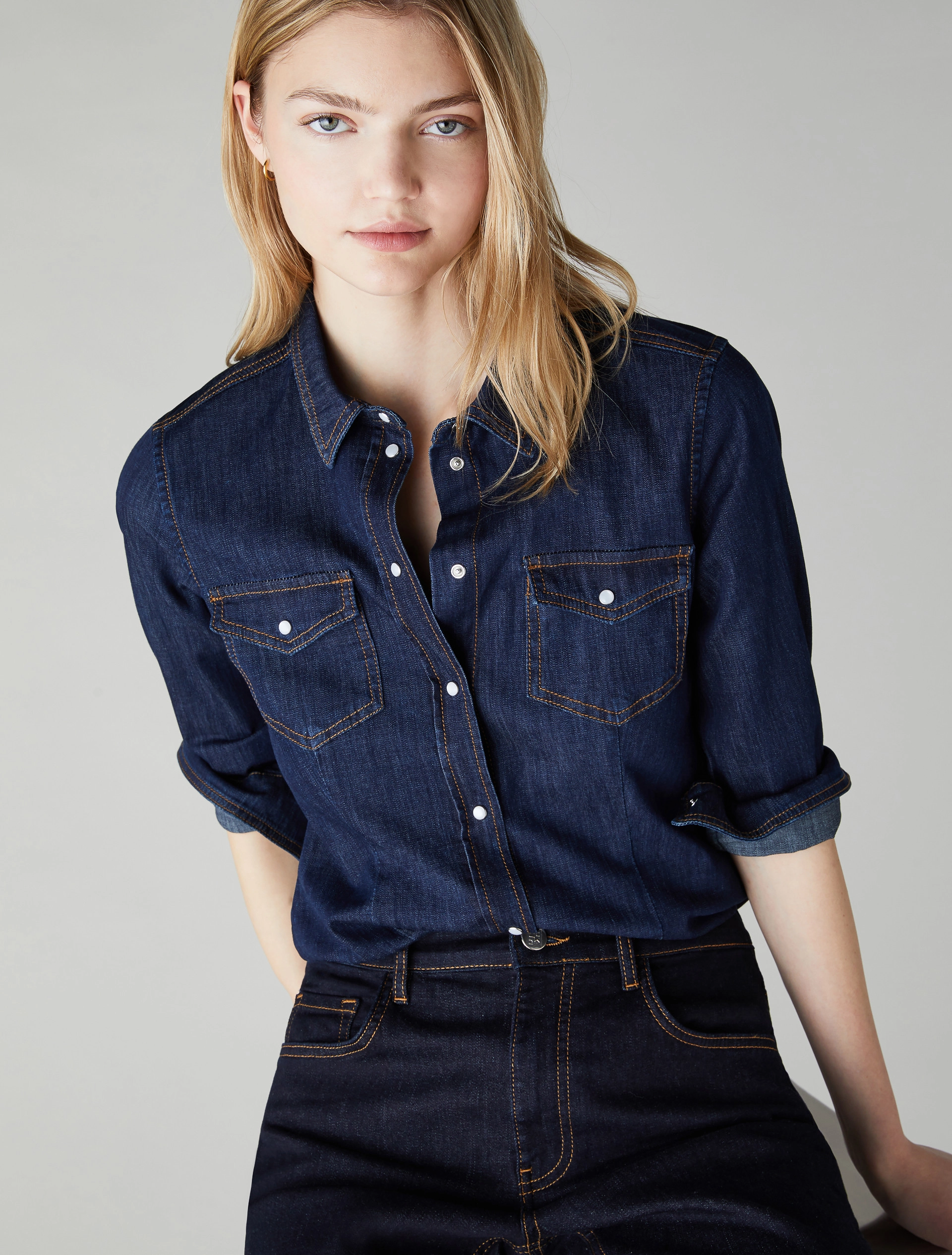 Chemise en denim