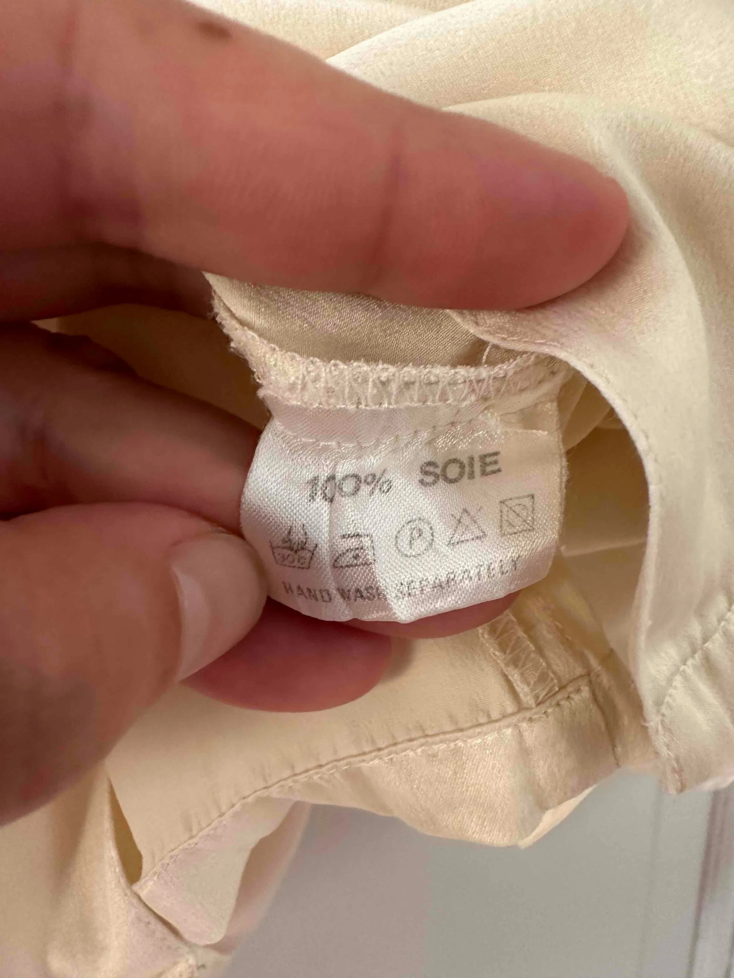 Chemise en soie