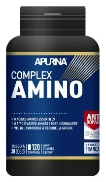 Complément alimentaire Apurna Complexe Amino 120 comprimés