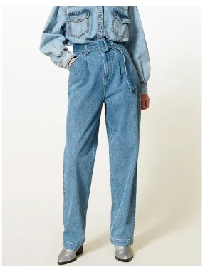 Jean ample avec ceinture Twinset
