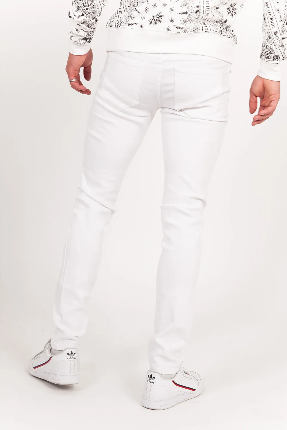 Jean troué blanc 1764H