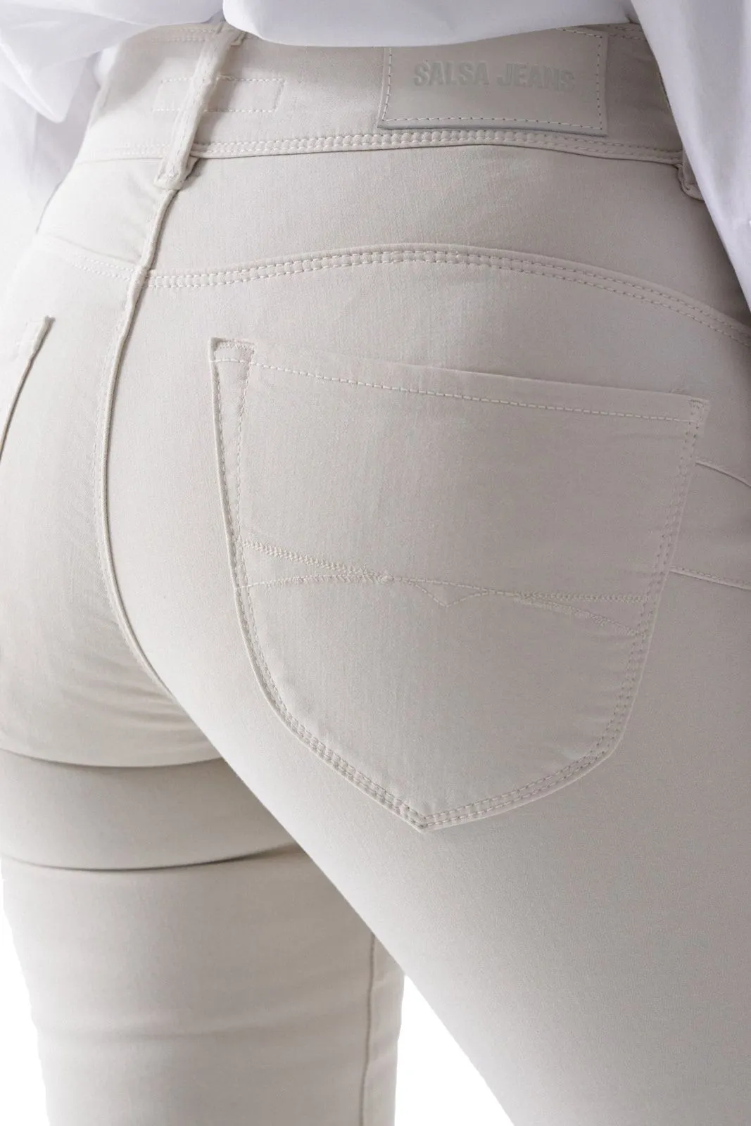 JEANS SALSA SECRET PUSH IN SLIM Beige 