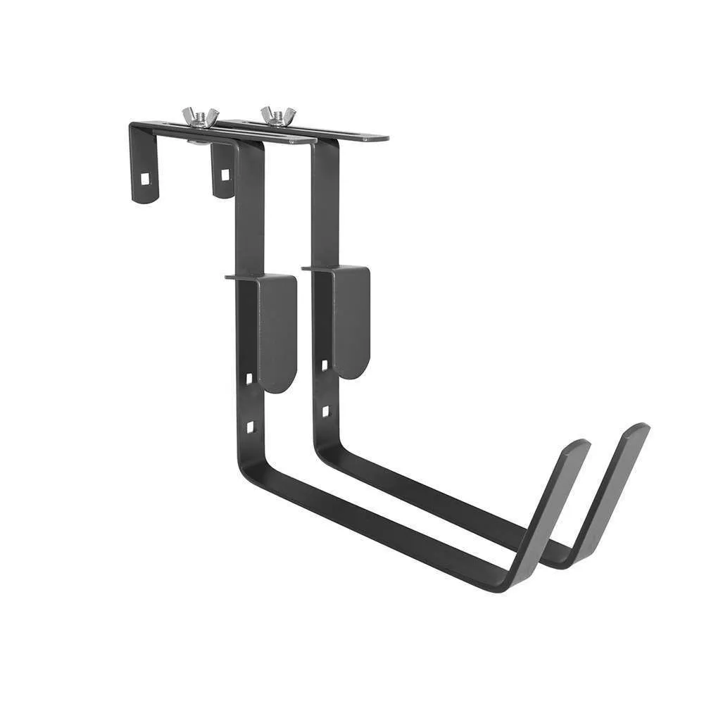 Lot de 2 supports fixations réglables pour jardinière anthracite 18 cm