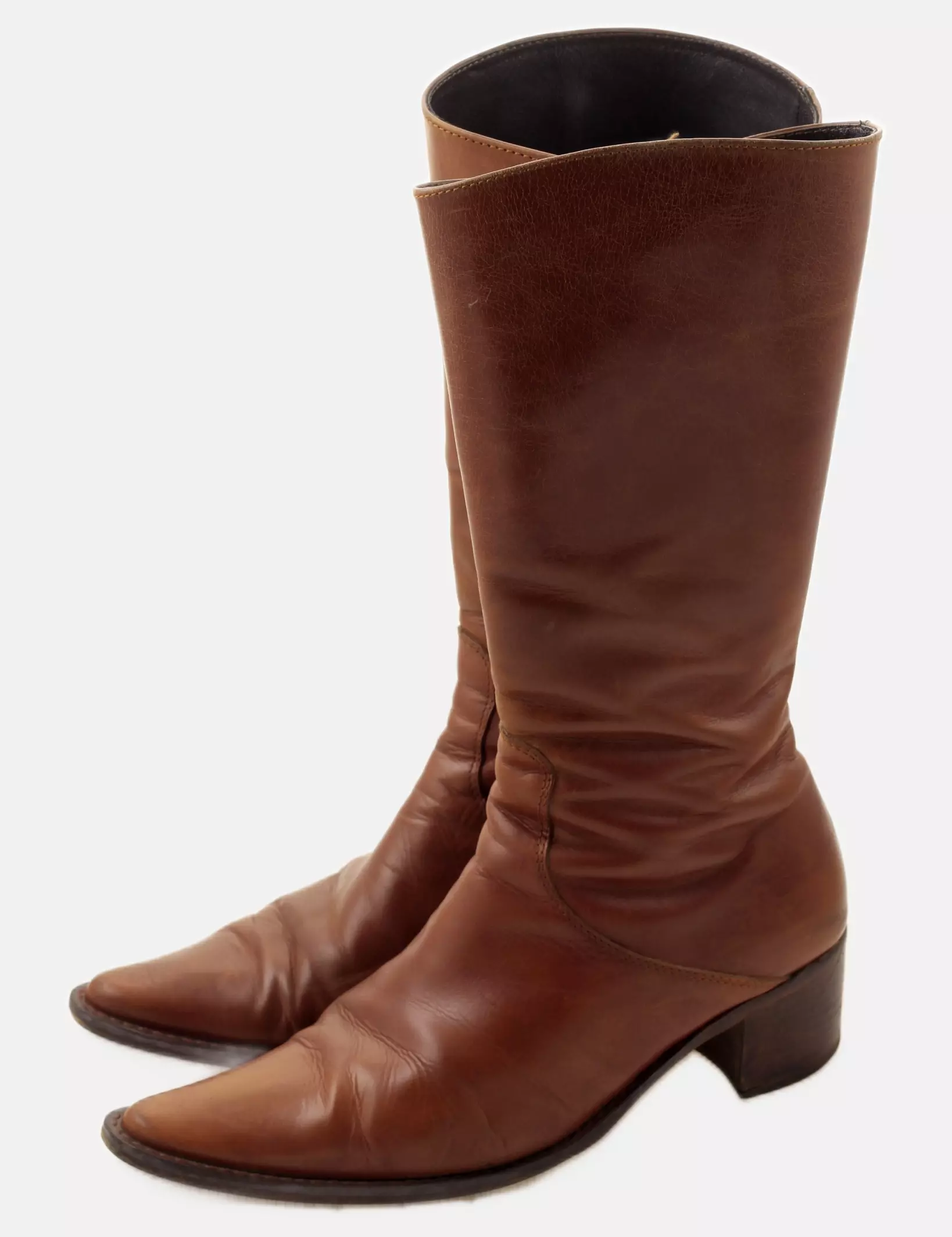 Massimo Dutti Bottes Cuir