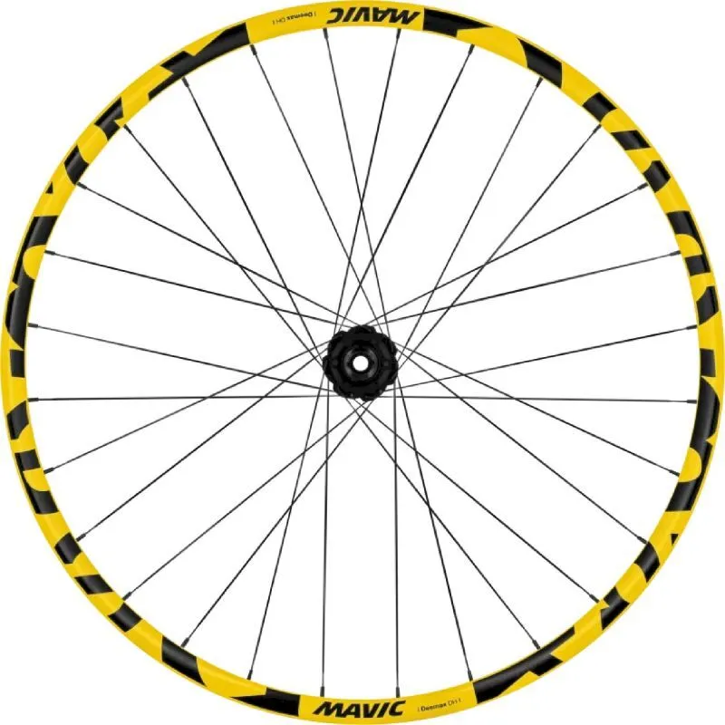 Mavic Deemax DH Yellow 29 | 12 x 157 mm | 6 Trous - Roue arrière VTT 29" | Hardloop