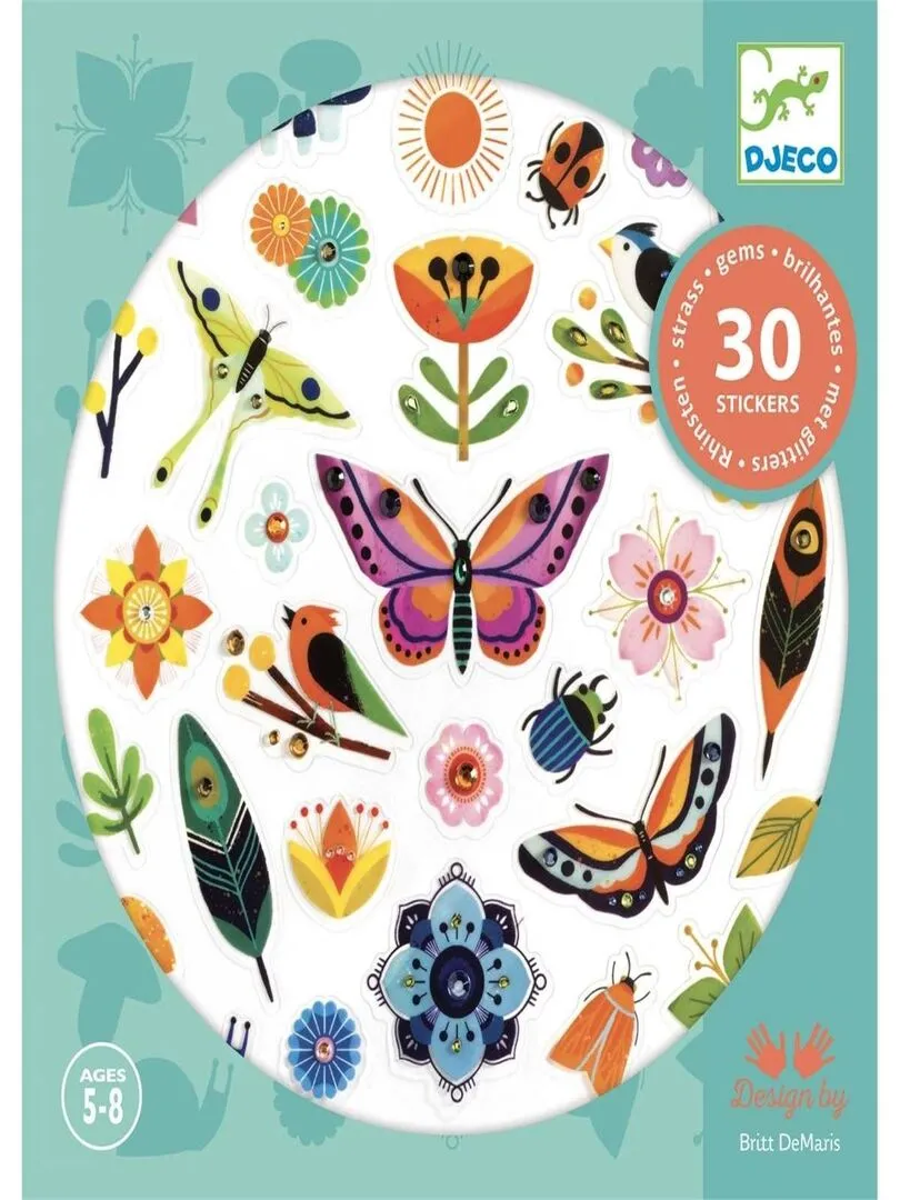 Planche De 30 Stickers Textures Harmony - N/A