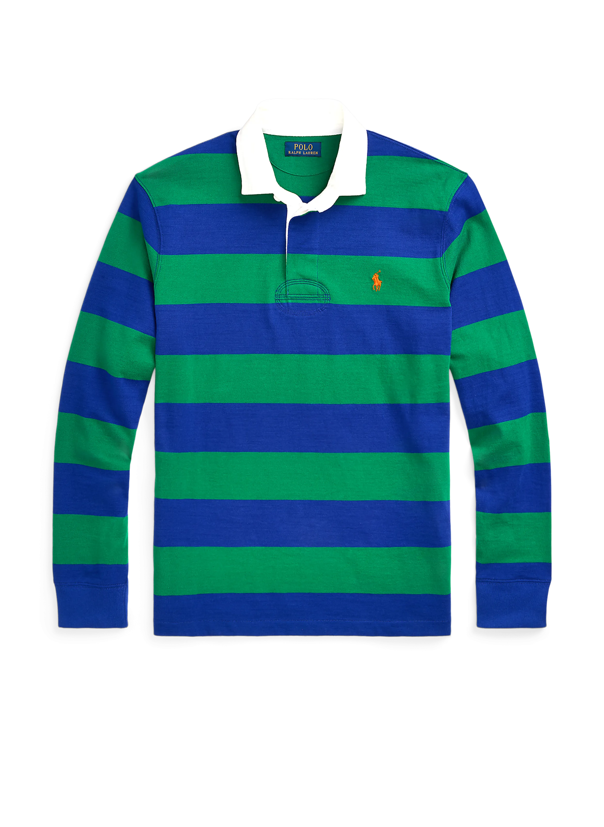 POLO RAYé MANCHES LONGUES EN COTON - POLO RALPH LAUREN pour HOMME | Printemps