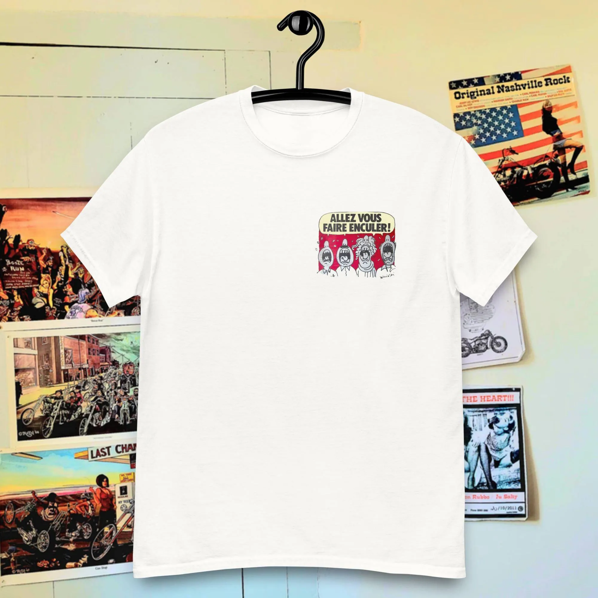 T-Shirt  Allez tous vous ...!