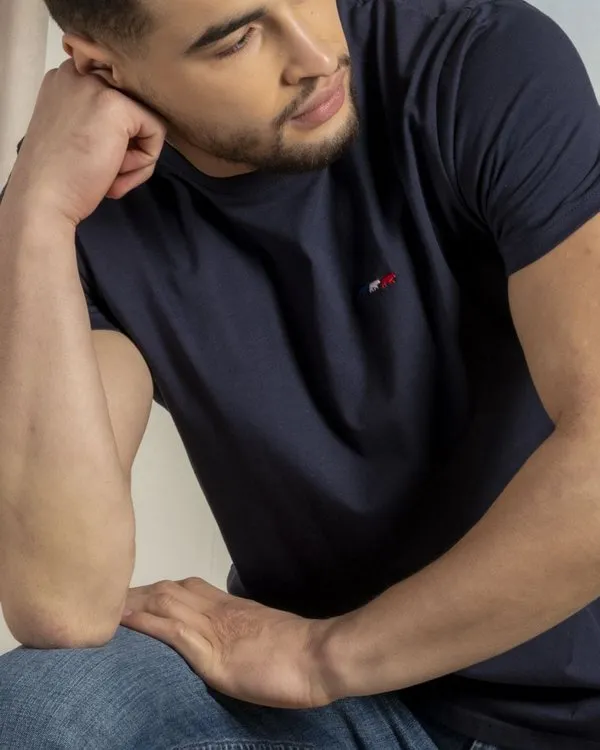 T-shirt Blaine bleu marine 