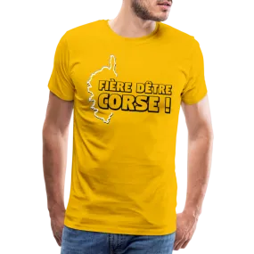 T-shirt Premium Homme Fière d'être Corse