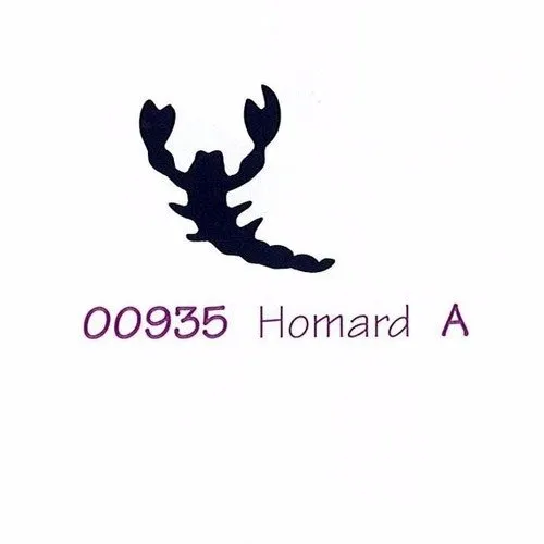 Tampon en bois - homard - marque aladine