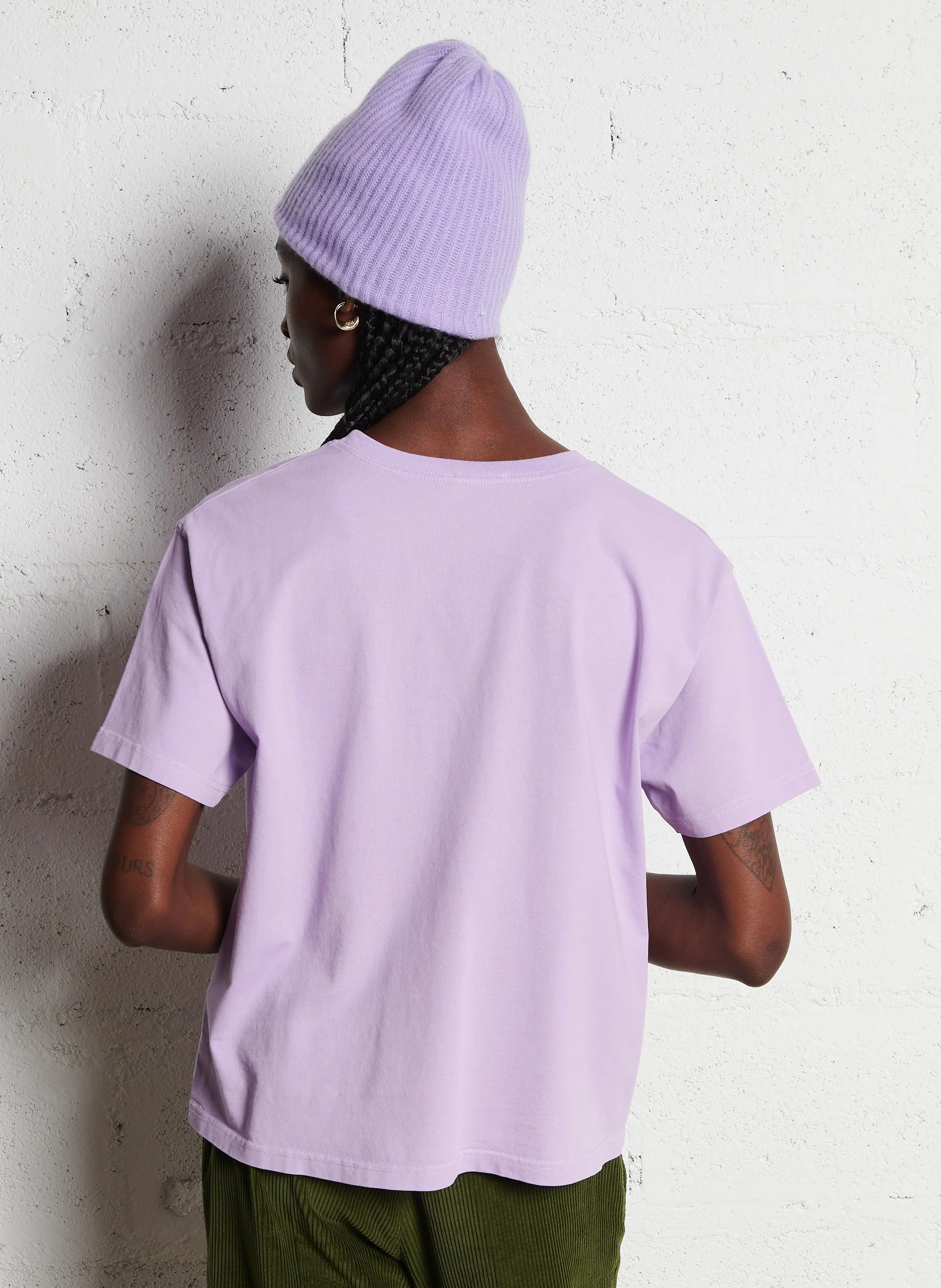 TEE-SHIRT AMPLE COL ROND EN COTON FIZVALLEY - AMERICAN VINTAGE pour FEMME | Printemps