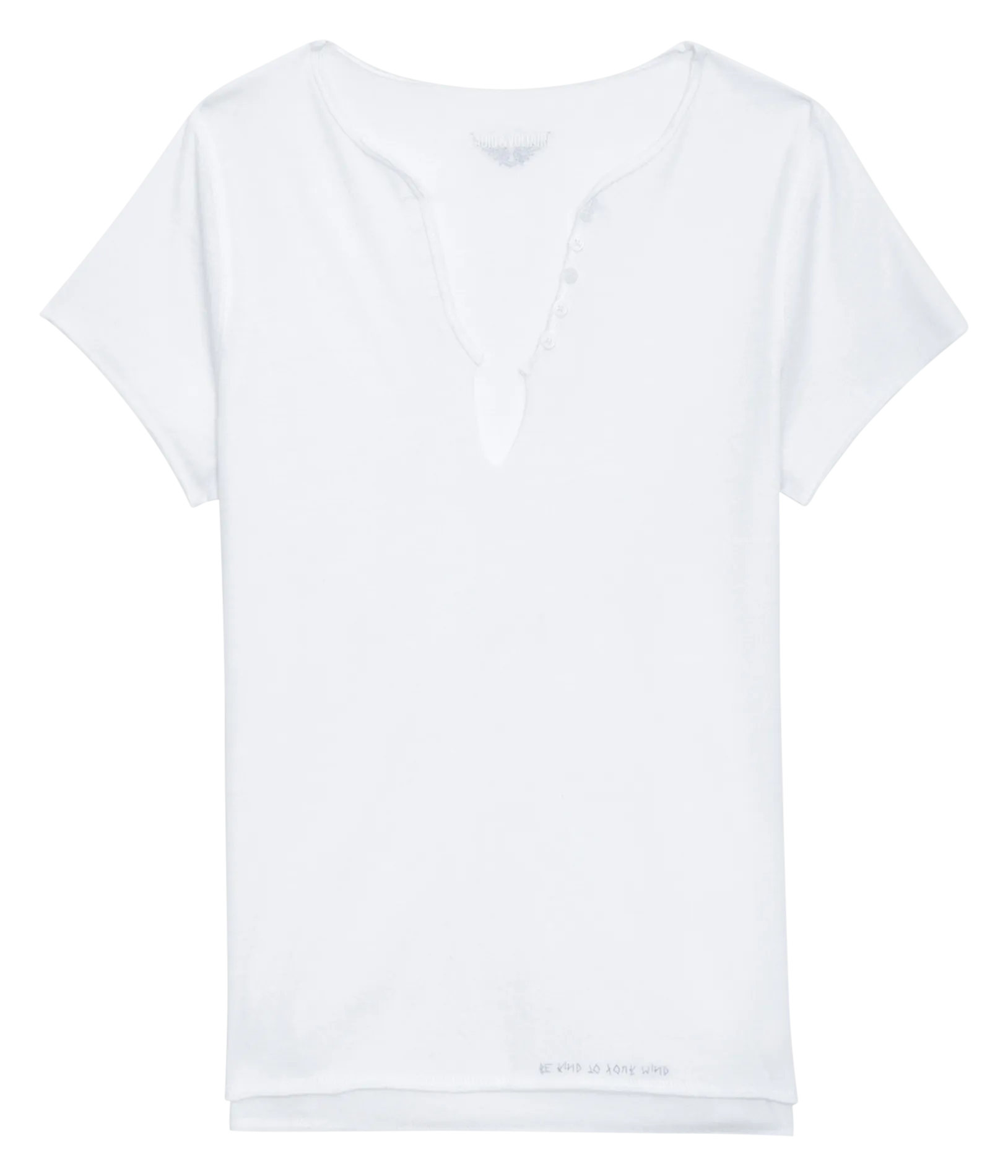 TEE-SHIRT TUNISIEN EN COTON BIO TUNI - ZADIG&VOLTAIRE pour FEMME | Printemps